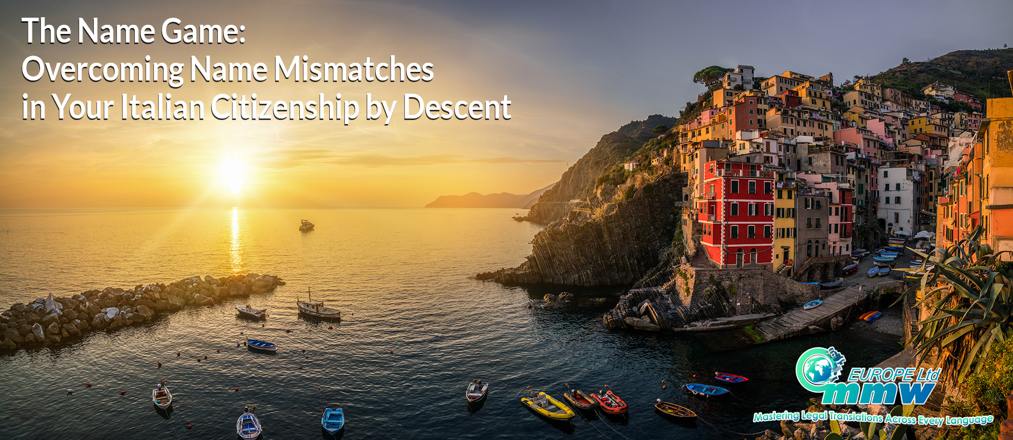 View of the Cinque Terre coastline in Italy, highlighting the connection between ancestral roots and Italian citizenship applications.